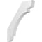 Ekena Millwork 3 1/2-in. W x 22-in. D x 28-in. H Olympic Architectural Grade PVC Knee Brace BRCP035X22X28OLY - alternate 1